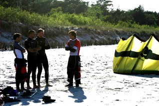 Kiteboarding kurz v Polsku.