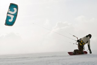 snowkiting na Vysočině je super zážitek