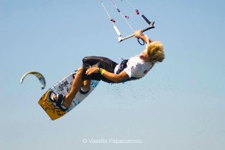 kiteboarding Ben , Paros